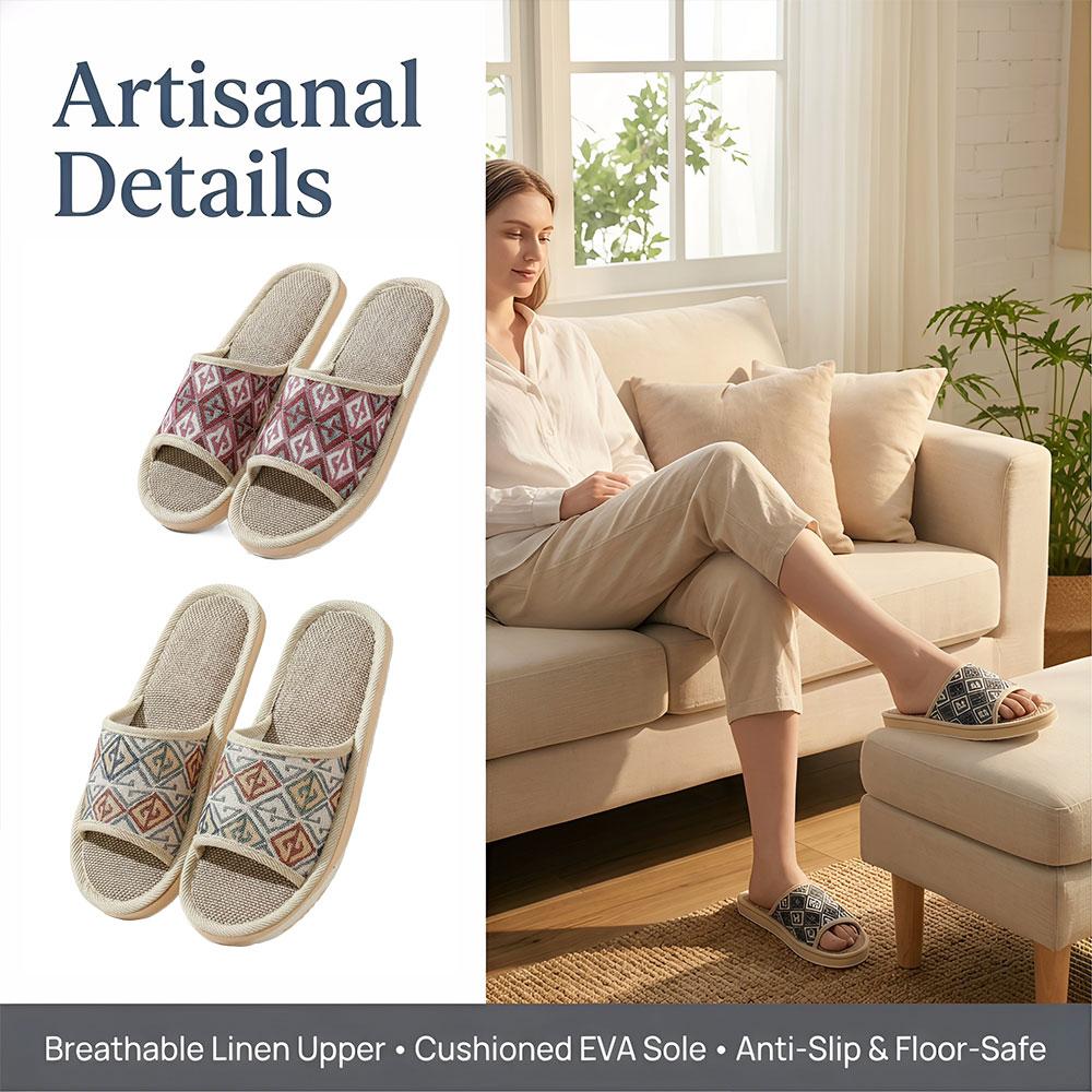 Four Seasons Linen Slippers Co - Men Shoes Style review and price