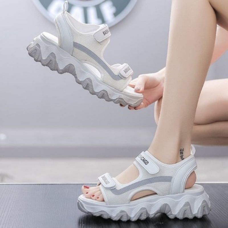 2026 Summer Women's Korean-Sty - Velcro Strap Sandal review and price