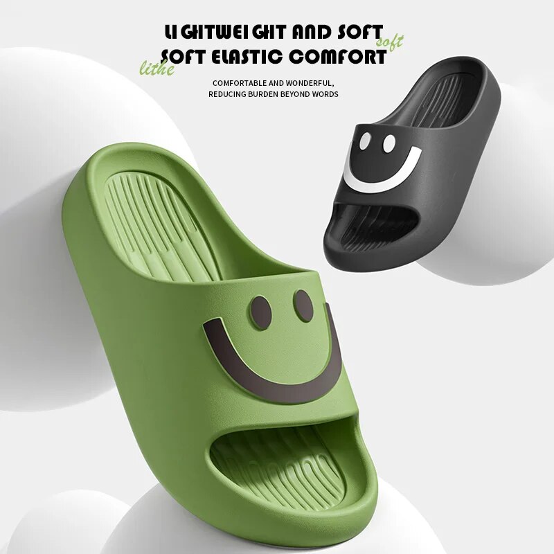 Smiley Face Cloud Slippers Wom - Men Shoes Style review and price