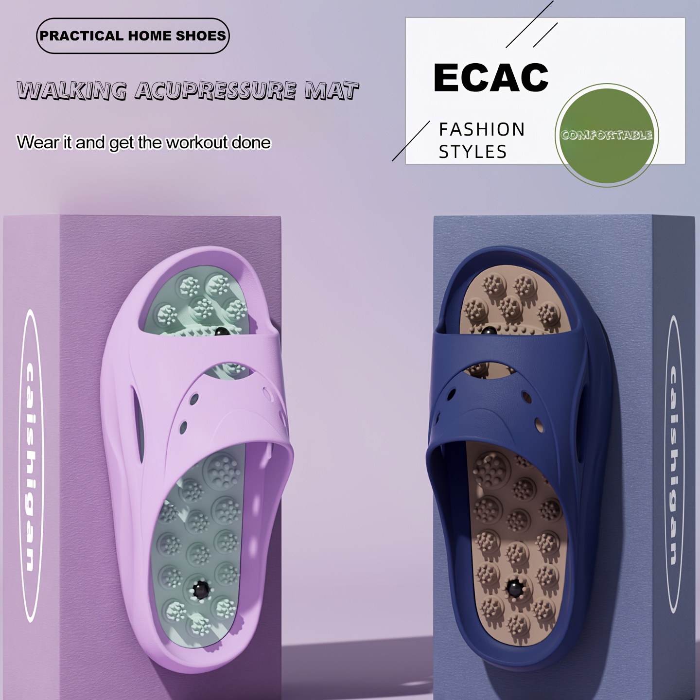 Women Men EVA Massage Slippers - Men Shoes Style review and price