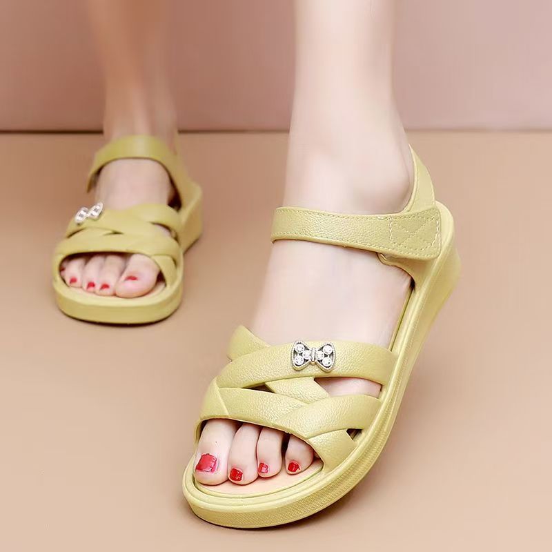 Middle Aged And Elderly Women  - Velcro Strap Sandal review and price