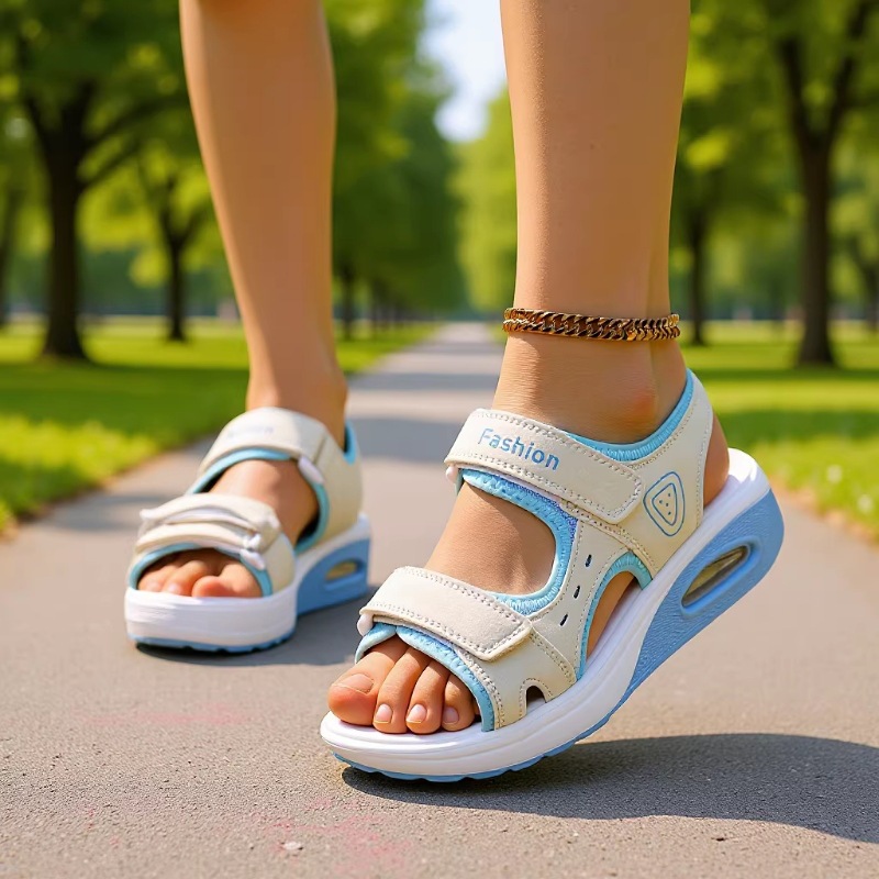 Women's Orthopedic Air Cushion - Velcro Strap Sandal review and price