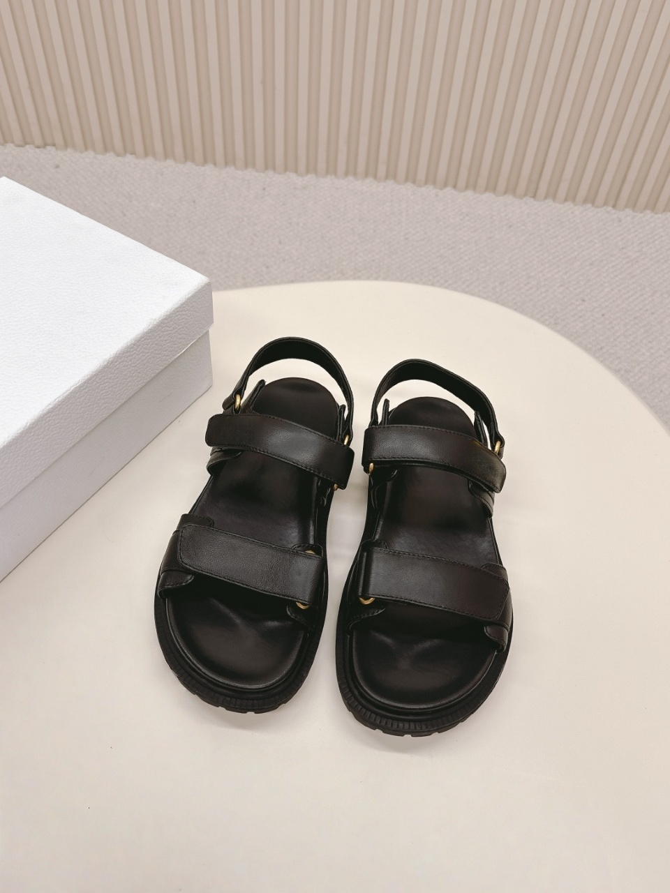 Women's Luxury Platform Sandal - Velcro Strap Sandal review and price