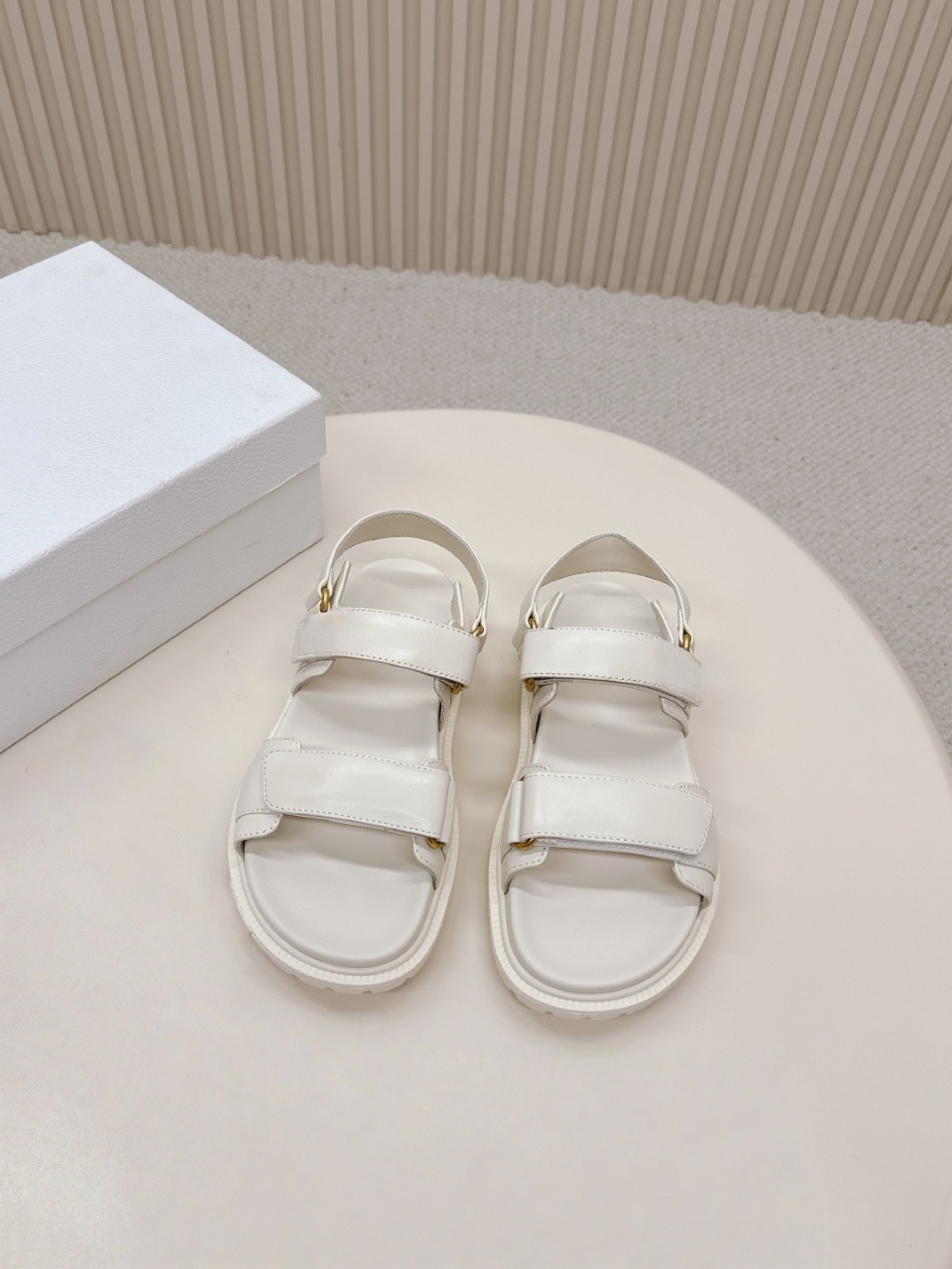 Women's Luxury Platform Sandal - Velcro Strap Sandal review and price