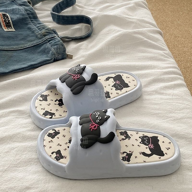 Printting Cute Bear Women Slip - Men Shoes Style review and price