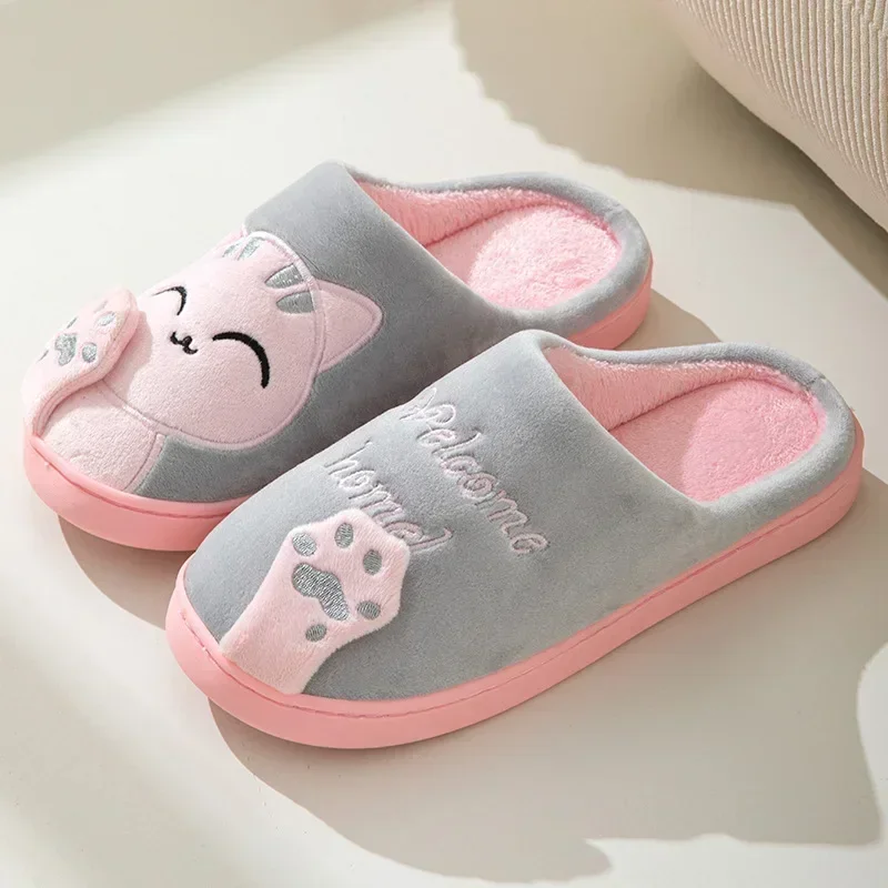 Home Fluffy Cat Slippers Women - Sport Slide Men review and price